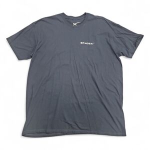 SpaceX 100% Cotton Navy Blue Tee T-Shirt, 2XL XXL